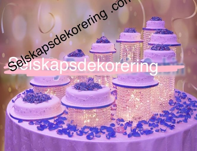 Hovedbilde Crystal kakestativ 9 stk 